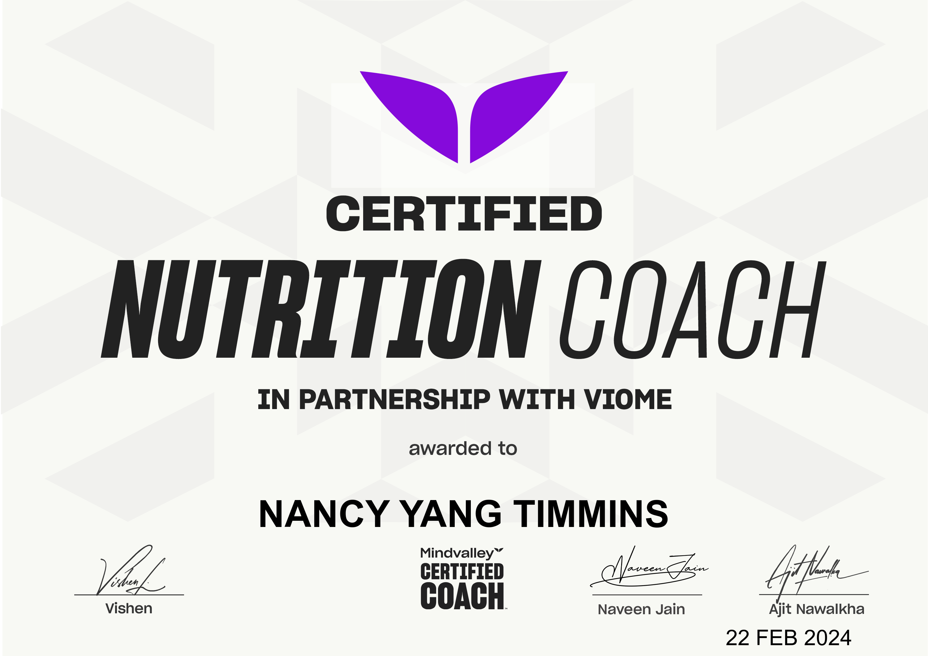 Viome Partnered Nutrition Coach