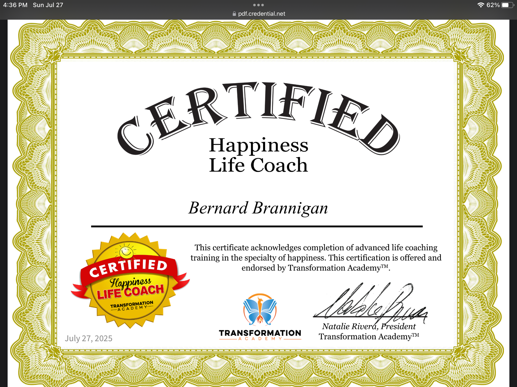 Happiness Life Coach