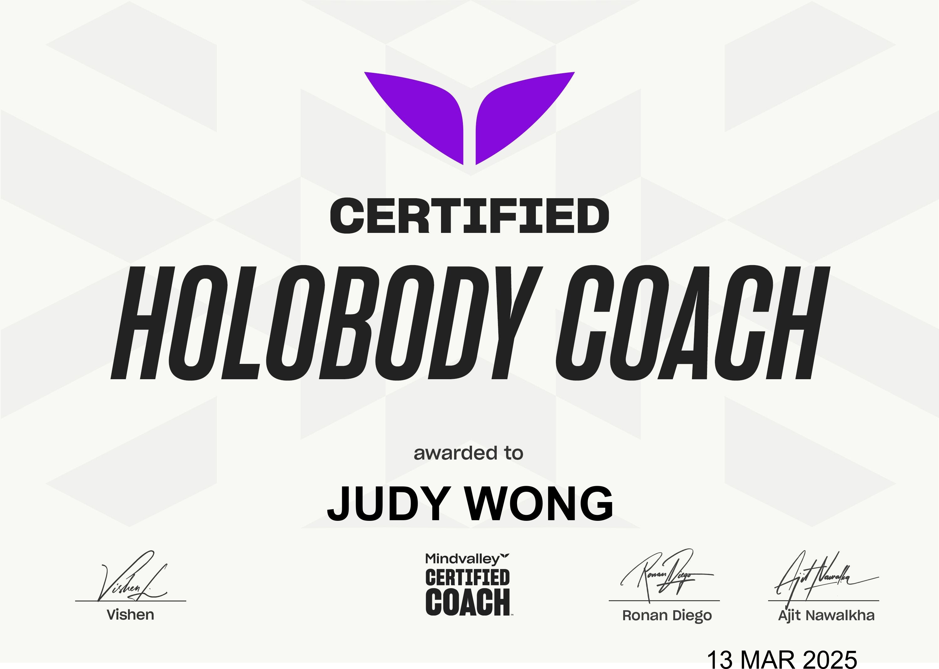 Certified Holobody Coach